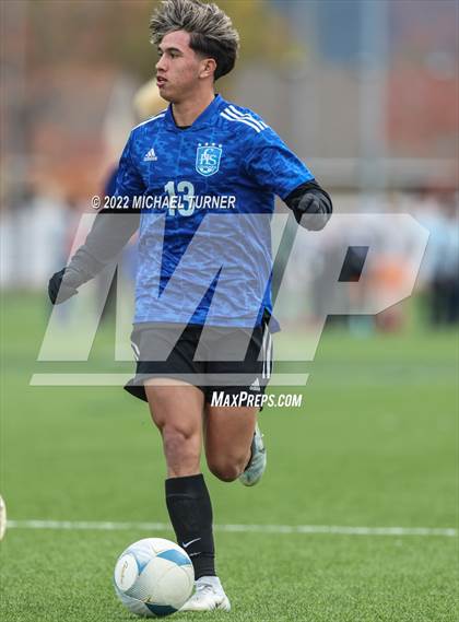 Thumbnail 2 in Caldwell vs Bishop Kelly (IHSAA 4A State Final) photogallery.