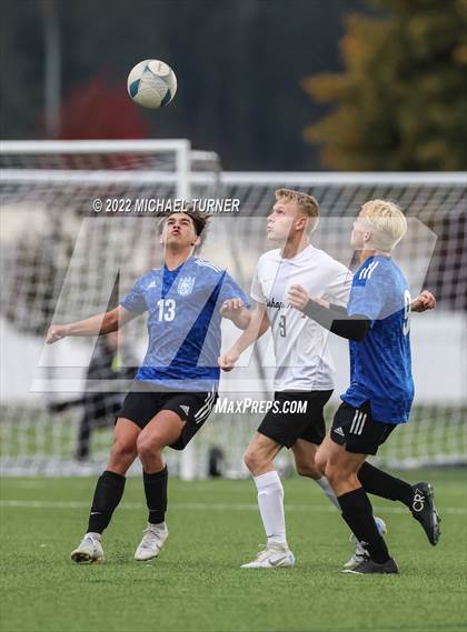 Thumbnail 2 in Caldwell vs Bishop Kelly (IHSAA 4A State Final) photogallery.