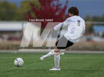 Thumbnail 2 in Caldwell vs Bishop Kelly (IHSAA 4A State Final) photogallery.