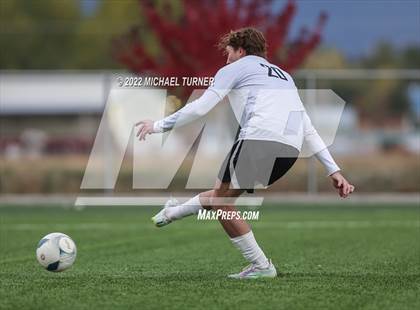 Thumbnail 2 in Caldwell vs Bishop Kelly (IHSAA 4A State Final) photogallery.