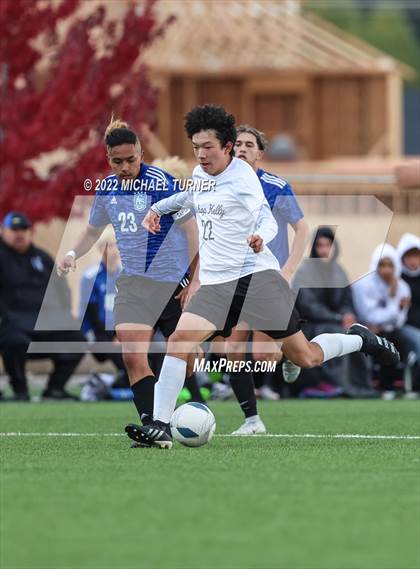 Thumbnail 2 in Caldwell vs Bishop Kelly (IHSAA 4A State Final) photogallery.
