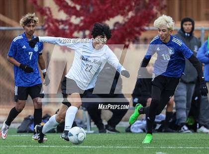 Thumbnail 2 in Caldwell vs Bishop Kelly (IHSAA 4A State Final) photogallery.