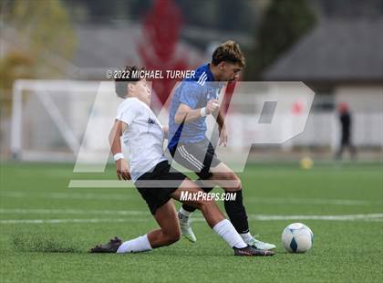 Thumbnail 2 in Caldwell vs Bishop Kelly (IHSAA 4A State Final) photogallery.