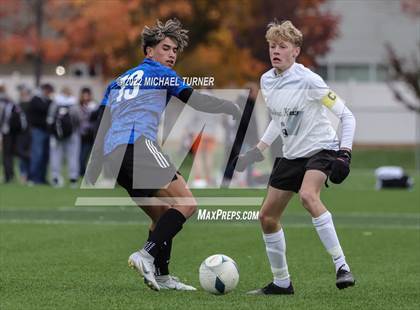 Thumbnail 2 in Caldwell vs Bishop Kelly (IHSAA 4A State Final) photogallery.