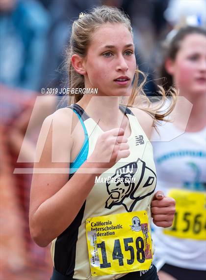 Thumbnail 1 in CIF State Cross Country Championships (Girls D2 Race) photogallery.