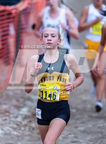 Thumbnail 1 in CIF State Cross Country Championships (Girls D2 Race) photogallery.