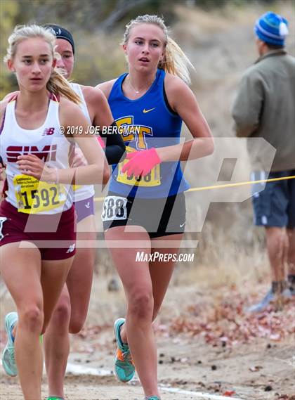 Thumbnail 3 in CIF State Cross Country Championships (Girls D2 Race) photogallery.