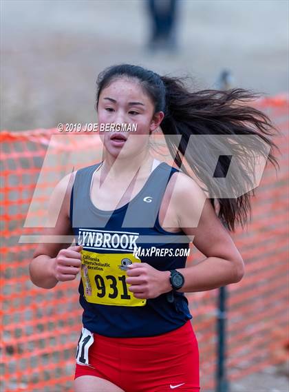 Thumbnail 3 in CIF State Cross Country Championships (Girls D2 Race) photogallery.