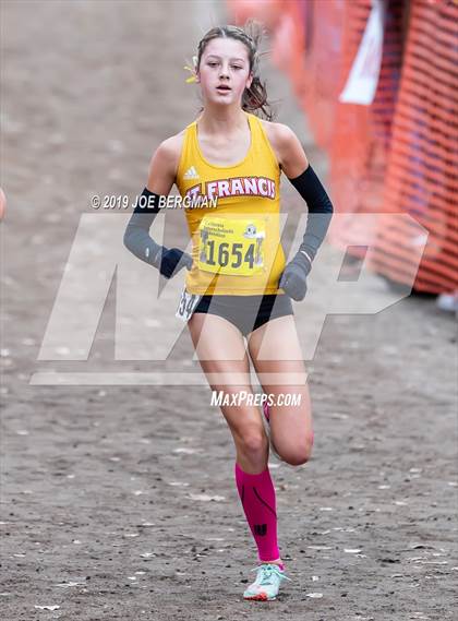 Thumbnail 1 in CIF State Cross Country Championships (Girls D2 Race) photogallery.