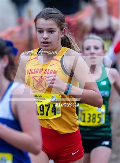 Thumbnail 1 in CIF State Cross Country Championships (Girls D2 Race) photogallery.