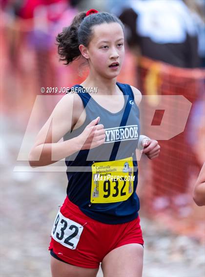 Thumbnail 3 in CIF State Cross Country Championships (Girls D2 Race) photogallery.