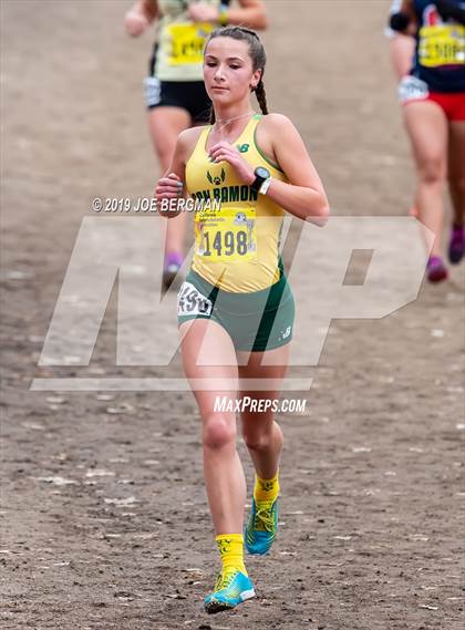 Thumbnail 1 in CIF State Cross Country Championships (Girls D2 Race) photogallery.
