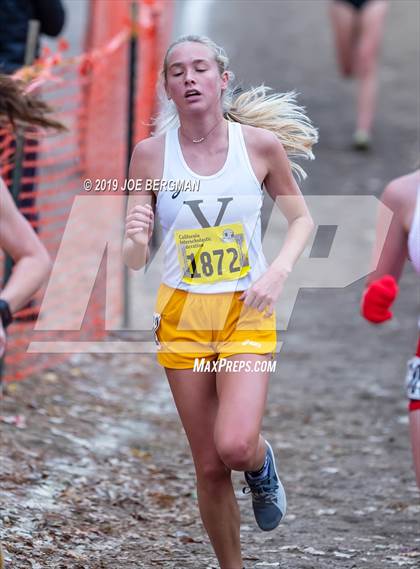 Thumbnail 3 in CIF State Cross Country Championships (Girls D2 Race) photogallery.