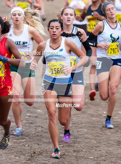 Thumbnail 3 in CIF State Cross Country Championships (Girls D2 Race) photogallery.