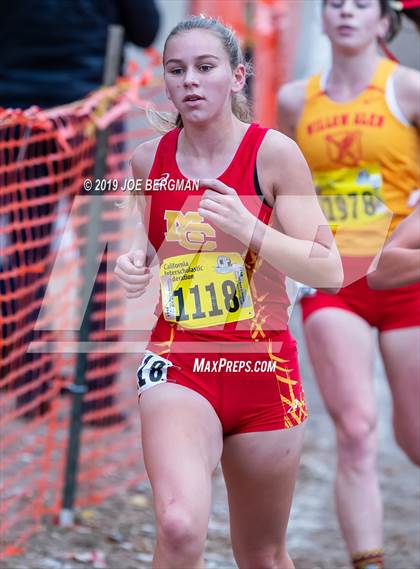 Thumbnail 1 in CIF State Cross Country Championships (Girls D2 Race) photogallery.