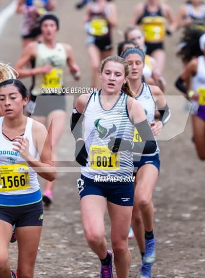 Thumbnail 2 in CIF State Cross Country Championships (Girls D2 Race) photogallery.