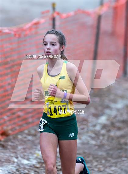 Thumbnail 2 in CIF State Cross Country Championships (Girls D2 Race) photogallery.
