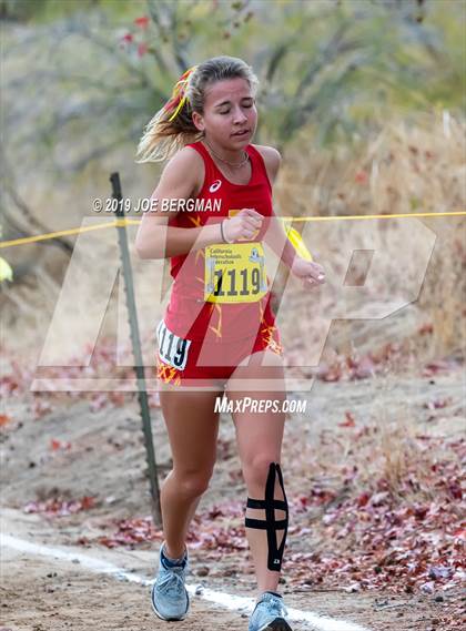 Thumbnail 1 in CIF State Cross Country Championships (Girls D2 Race) photogallery.