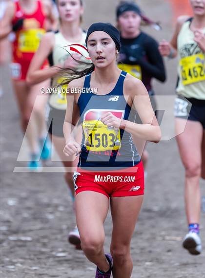 Thumbnail 2 in CIF State Cross Country Championships (Girls D2 Race) photogallery.