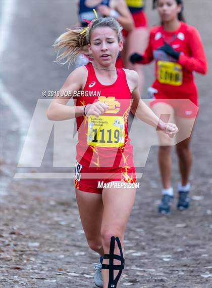 Thumbnail 3 in CIF State Cross Country Championships (Girls D2 Race) photogallery.