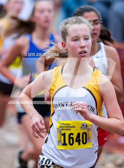 Thumbnail 3 in CIF State Cross Country Championships (Girls D2 Race) photogallery.