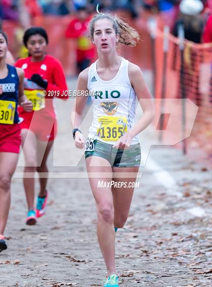 Thumbnail 1 in CIF State Cross Country Championships (Girls D2 Race) photogallery.