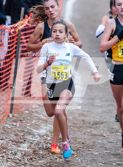 Thumbnail 2 in CIF State Cross Country Championships (Girls D2 Race) photogallery.
