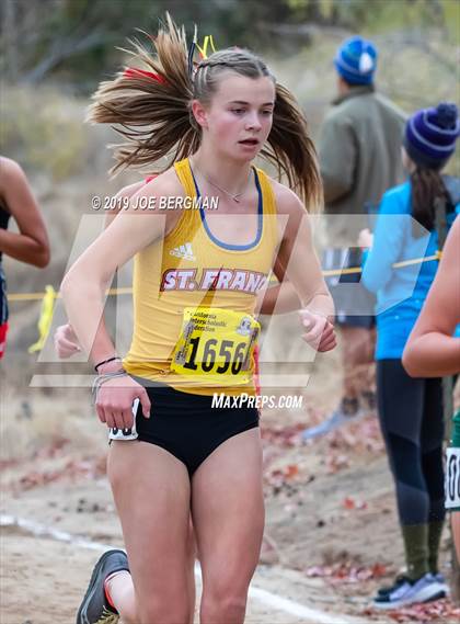 Thumbnail 3 in CIF State Cross Country Championships (Girls D2 Race) photogallery.