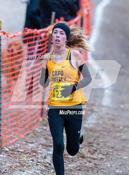 Thumbnail 2 in CIF State Cross Country Championships (Girls D2 Race) photogallery.