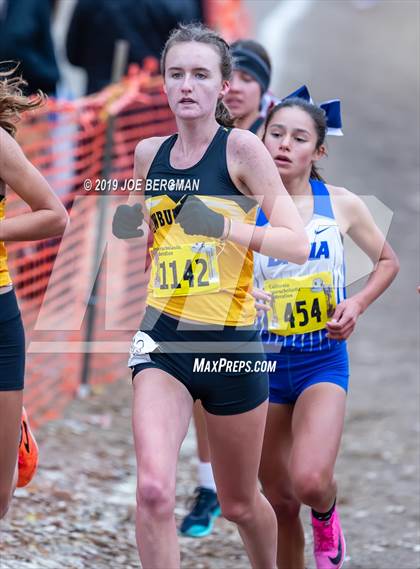 Thumbnail 2 in CIF State Cross Country Championships (Girls D2 Race) photogallery.