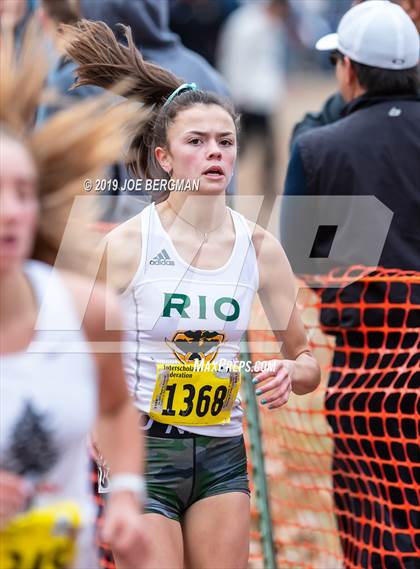 Thumbnail 3 in CIF State Cross Country Championships (Girls D2 Race) photogallery.