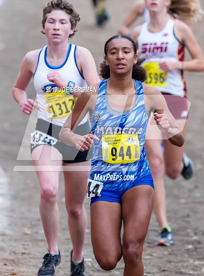 Thumbnail 1 in CIF State Cross Country Championships (Girls D2 Race) photogallery.