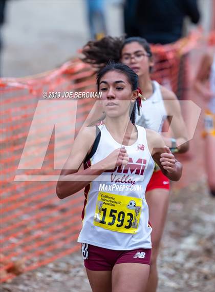 Thumbnail 1 in CIF State Cross Country Championships (Girls D2 Race) photogallery.
