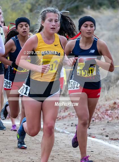 Thumbnail 1 in CIF State Cross Country Championships (Girls D2 Race) photogallery.
