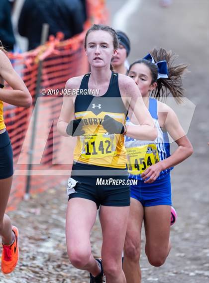 Thumbnail 1 in CIF State Cross Country Championships (Girls D2 Race) photogallery.