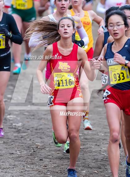 Thumbnail 3 in CIF State Cross Country Championships (Girls D2 Race) photogallery.