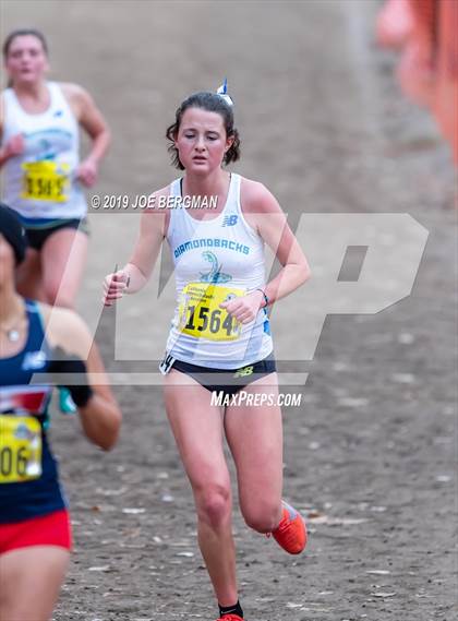 Thumbnail 2 in CIF State Cross Country Championships (Girls D2 Race) photogallery.