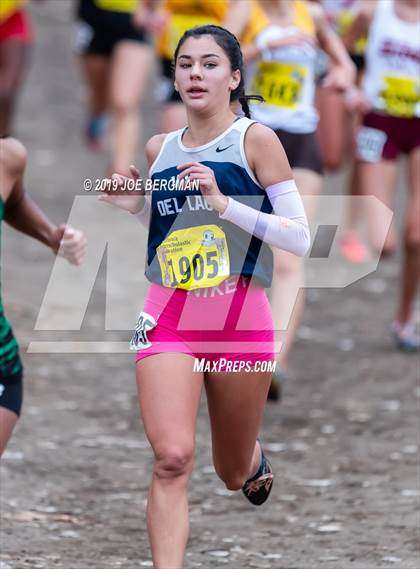 Thumbnail 1 in CIF State Cross Country Championships (Girls D2 Race) photogallery.
