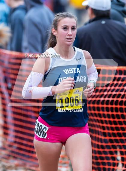 Thumbnail 3 in CIF State Cross Country Championships (Girls D2 Race) photogallery.