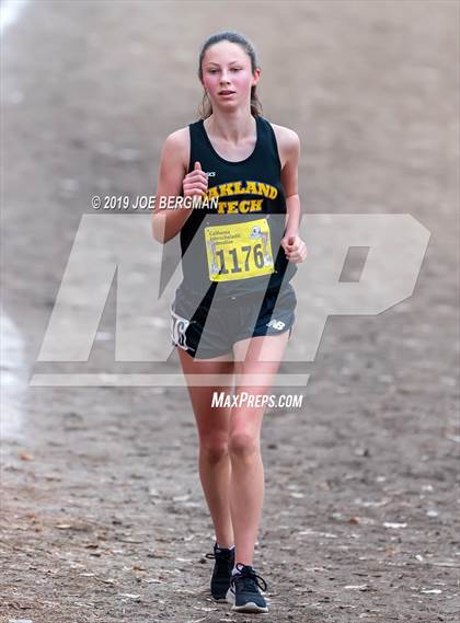 Thumbnail 3 in CIF State Cross Country Championships (Girls D2 Race) photogallery.