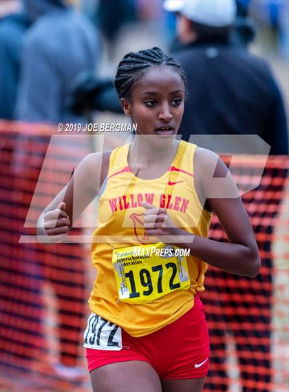 Thumbnail 2 in CIF State Cross Country Championships (Girls D2 Race) photogallery.