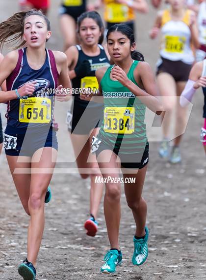 Thumbnail 2 in CIF State Cross Country Championships (Girls D2 Race) photogallery.