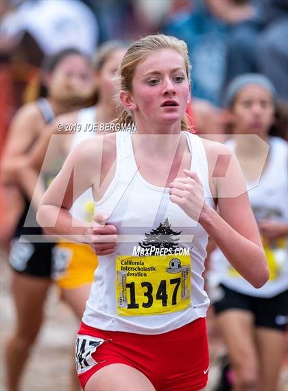 Thumbnail 1 in CIF State Cross Country Championships (Girls D2 Race) photogallery.