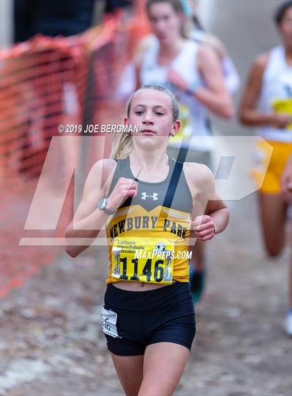 Thumbnail 2 in CIF State Cross Country Championships (Girls D2 Race) photogallery.