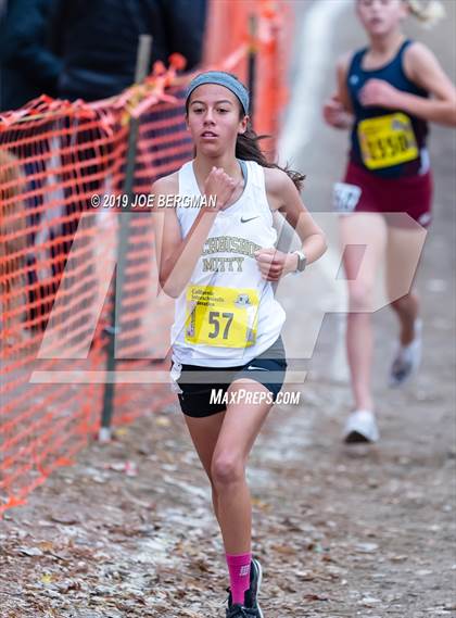 Thumbnail 3 in CIF State Cross Country Championships (Girls D2 Race) photogallery.