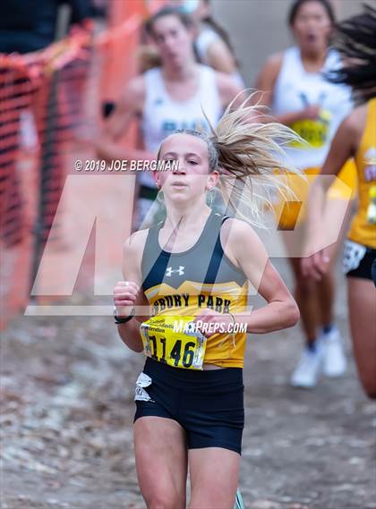 Thumbnail 3 in CIF State Cross Country Championships (Girls D2 Race) photogallery.