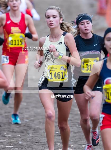 Thumbnail 3 in CIF State Cross Country Championships (Girls D2 Race) photogallery.