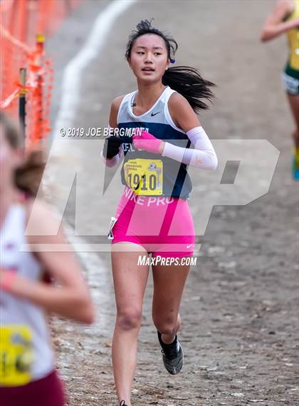Thumbnail 2 in CIF State Cross Country Championships (Girls D2 Race) photogallery.