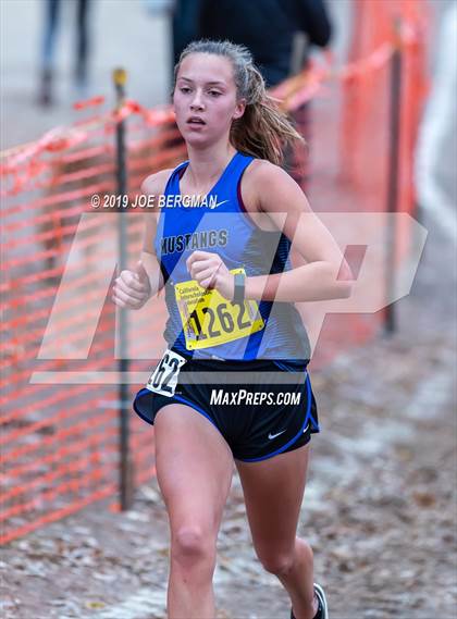 Thumbnail 1 in CIF State Cross Country Championships (Girls D2 Race) photogallery.