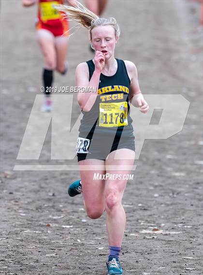 Thumbnail 1 in CIF State Cross Country Championships (Girls D2 Race) photogallery.